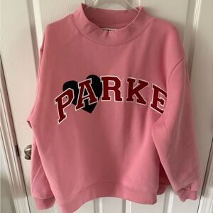 Pink Parke valentines drop sweatshirt XXL - brand new with original packaging
